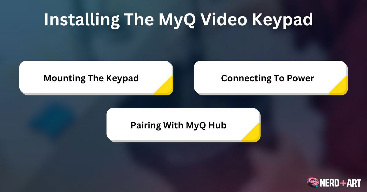 How To Install MyQ Smart Garage Video Keypad? Nerd Plus Art