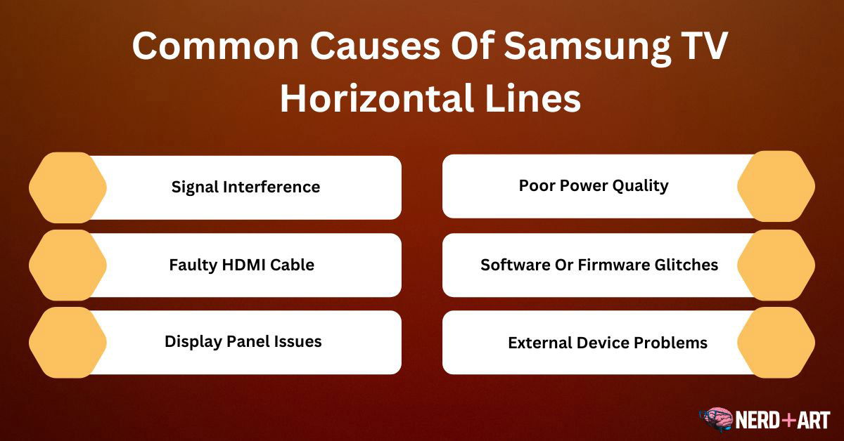 Samsung TV Horizontal Lines On Screen Causes & Fixes Nerd Plus Art